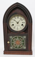 J.C. Brown miniature ripple-front round gothic, 1842-1849.