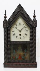 Welch, Spring & Co. miniature ripple-front steeple, ca. 1868-1884.