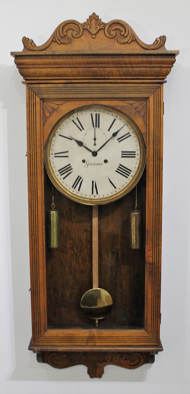Sessions Clock Co. “Regulator No. 5”,ca. 1912. — Antique Clocks Price Guide