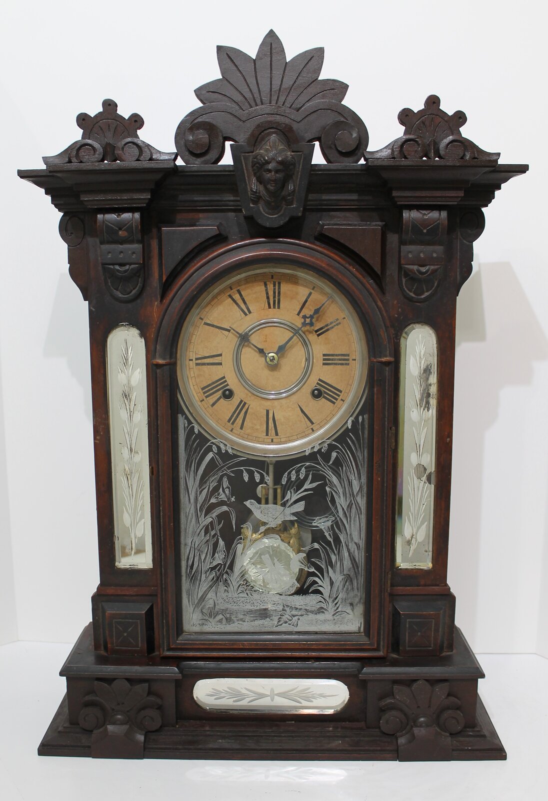 Wm. Gilbert Clock Co. “Amphion”, ca. 1885. — Antique Clocks Price Guide