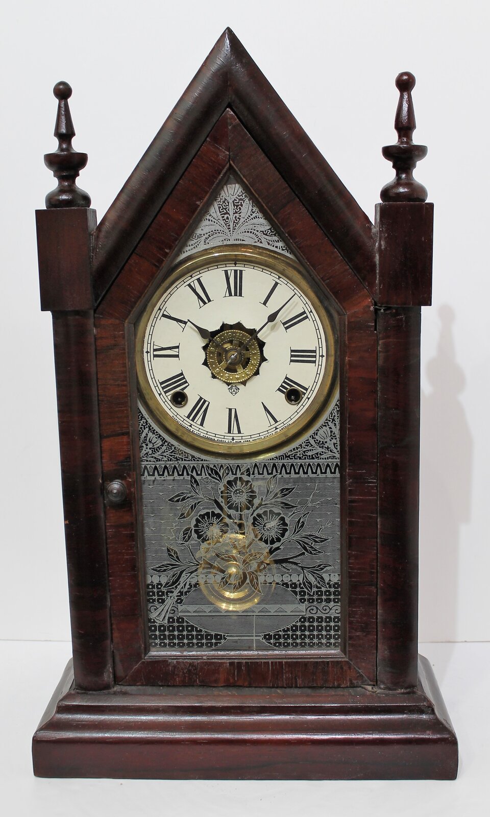 Ansonia Clock Co. “Sharp Gothic V.P.”, ca. 1914. — Antique Clocks Price Guide