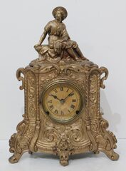 Ansonia Brass & Copper Co. sculptured metal-front, 1869-1877.
