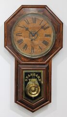 Ingraham & Co. schoolhouse clock, ca. 1890.