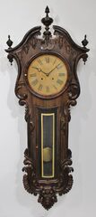 Waterbury Clock Co. Victorian regulator, ca. 1860.