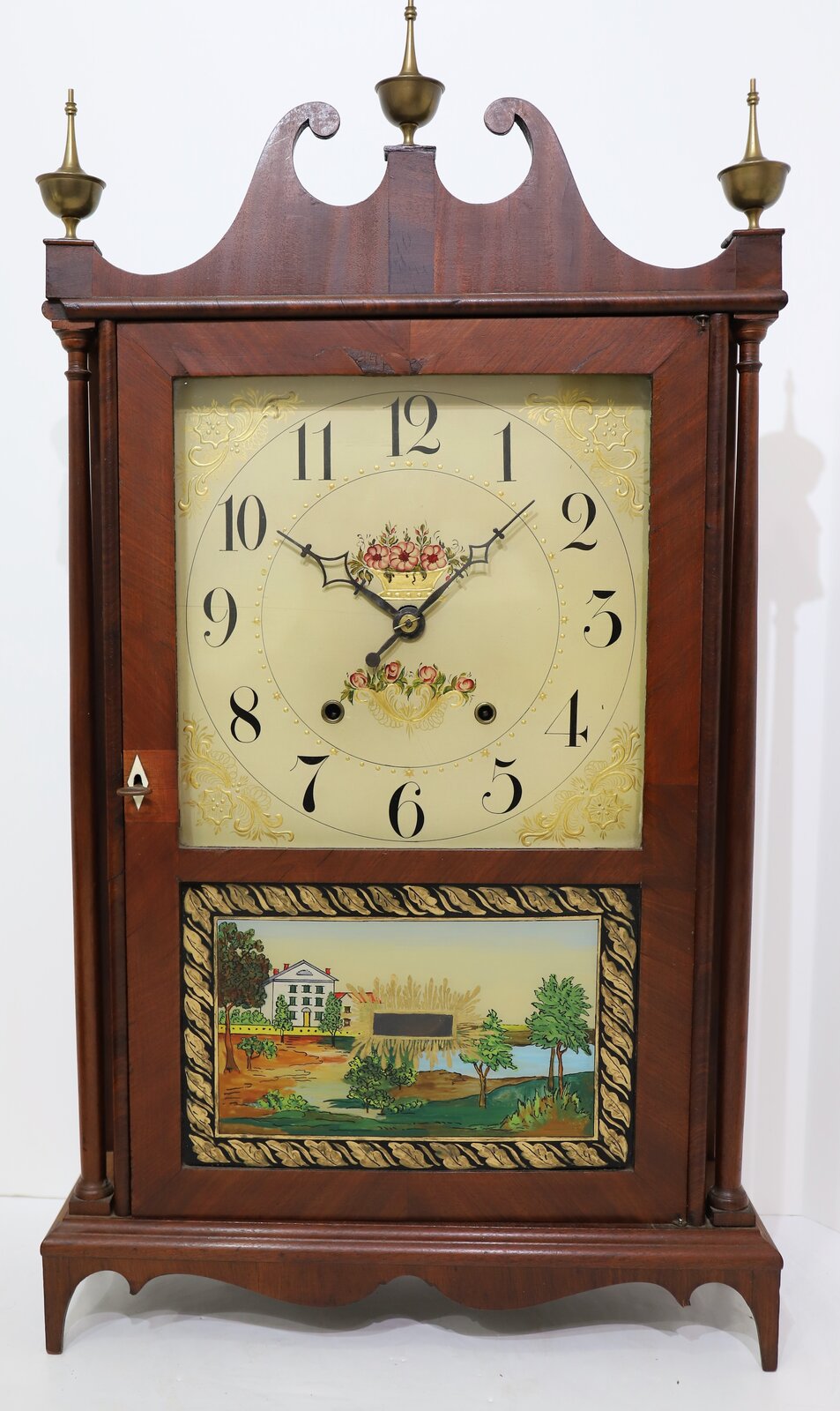 Seth Thomas pillar & scroll, 1818-1827. — Antique Clocks Price Guide