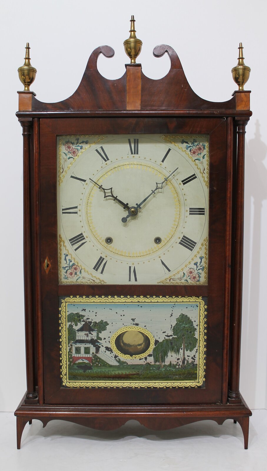 Eli Terry & Sons pillar & scroll, 1823-1831. — Antique Clocks Price Guide