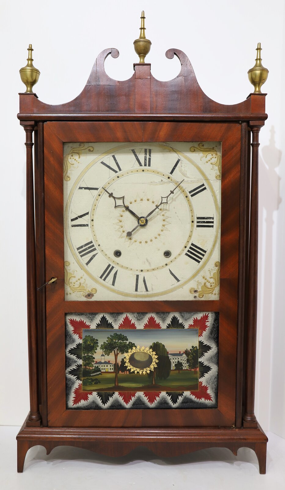 Bishop & Bradley pillar & scroll, 1824-1832. — Antique Clocks Price Guide