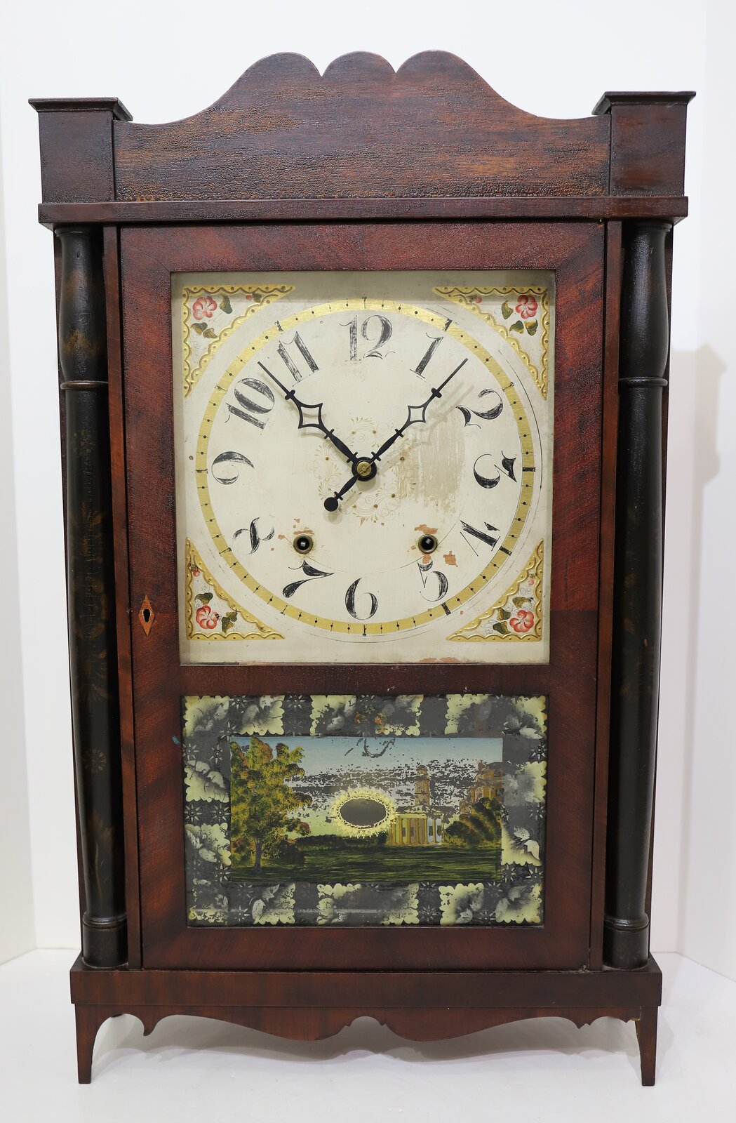 Silas Hoadley transitional 30-hour shelf clock, 1813–1830. — Antique Clocks Price Guide
