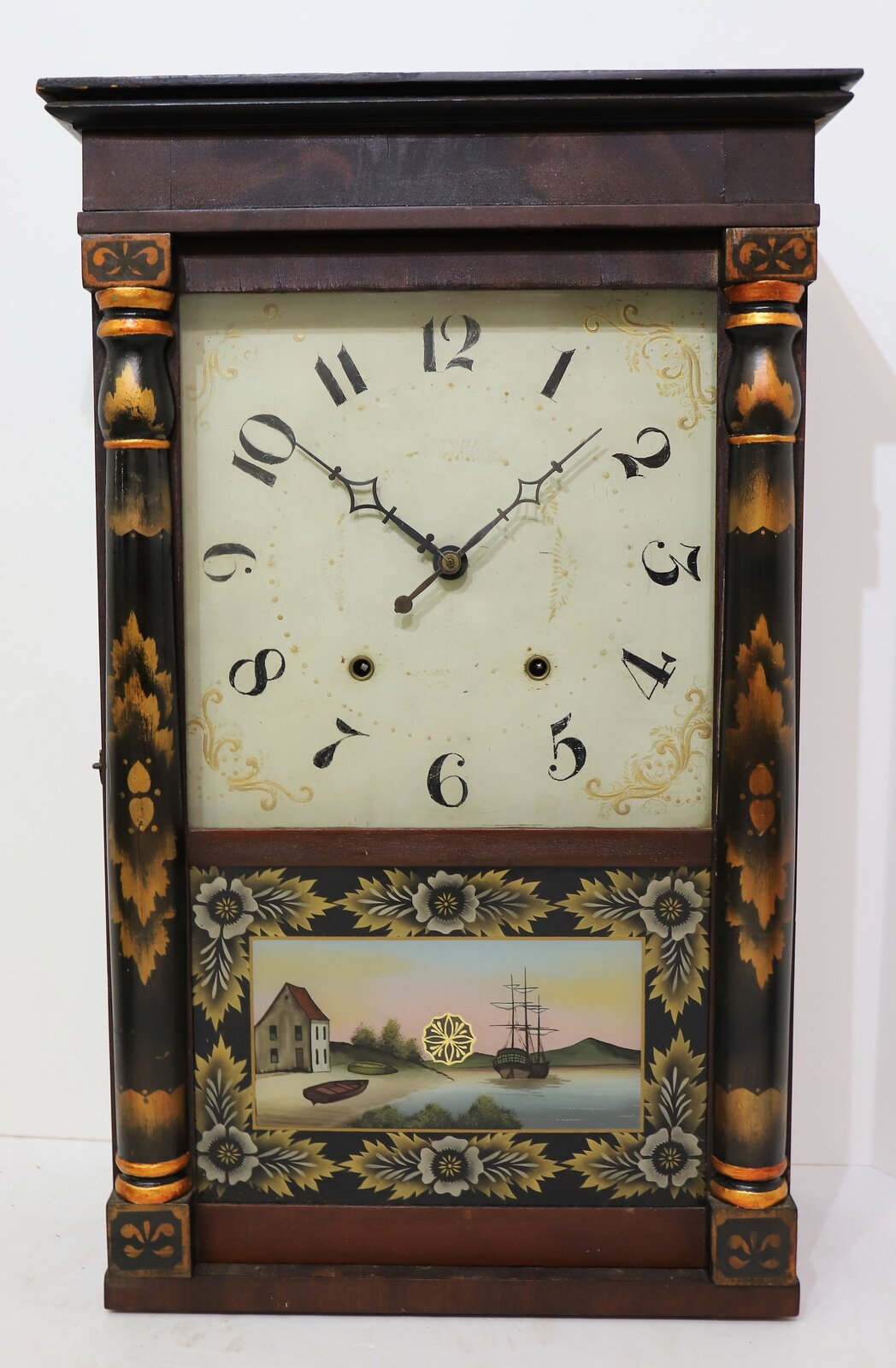 E. & G.W. Bartholomew 30-hour shelf clock, 1829-1833. — Antique Clocks Price Guide