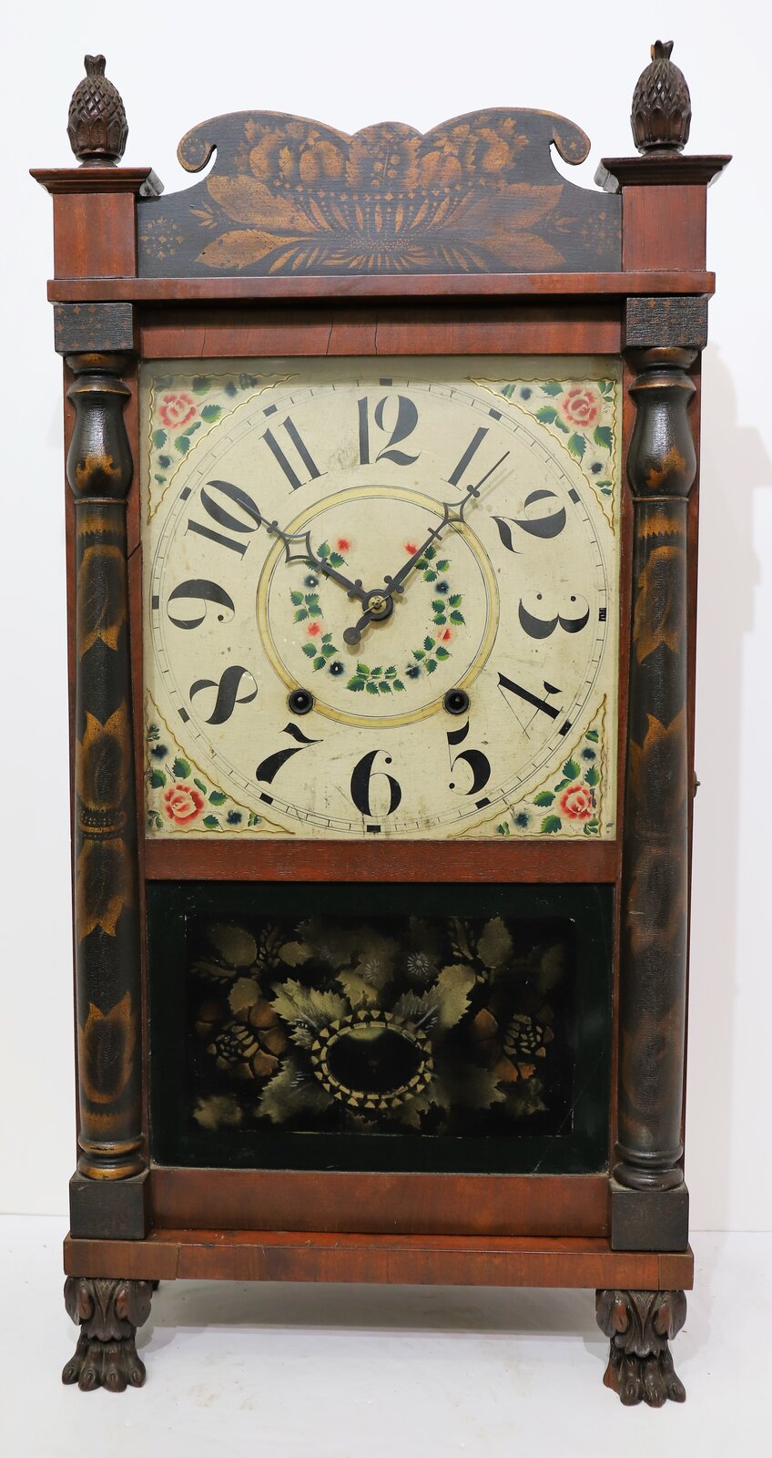 E. & G.W. Bartholomew 30-hour shelf clock, 1829-1833. — Antique Clocks Price Guide