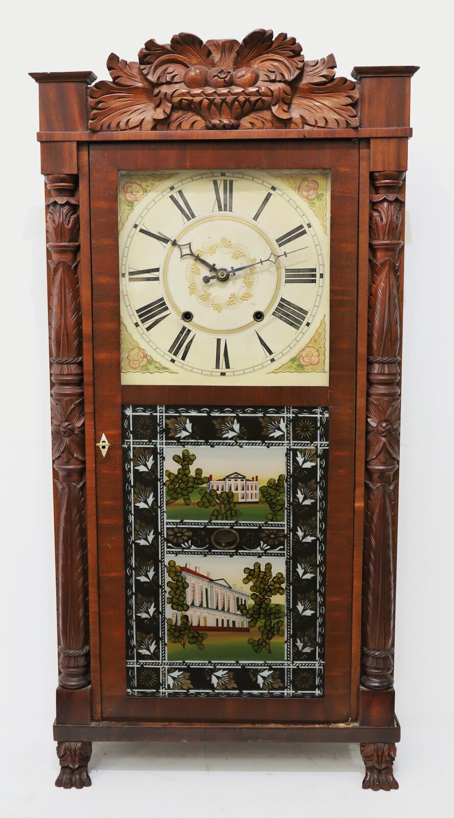 Jeromes’ & Darrow “Eight Day Clock”, ca. 1830. — Antique Clocks Price Guide