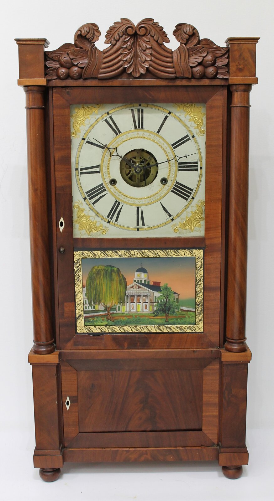 Silas B. Terry Empire shelf clock, ca. 1835. — Antique Clocks Price Guide