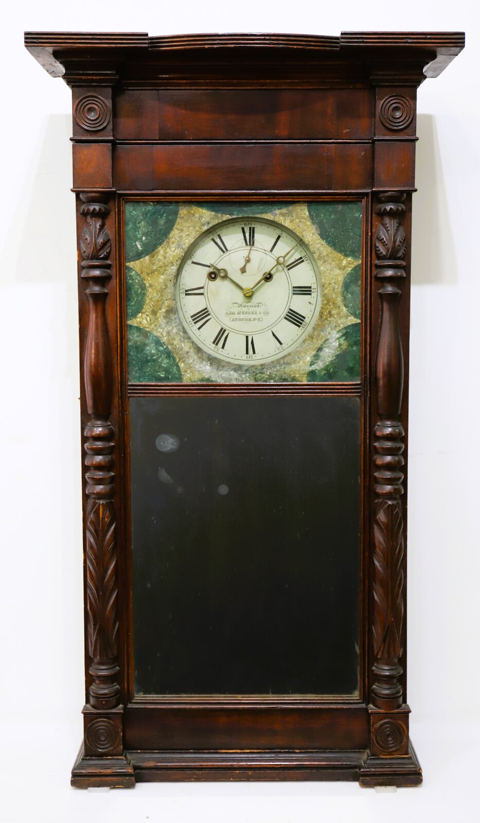 Asa Munger & Co. shelf clock, 1829-1833. — Antique Clocks Price Guide
