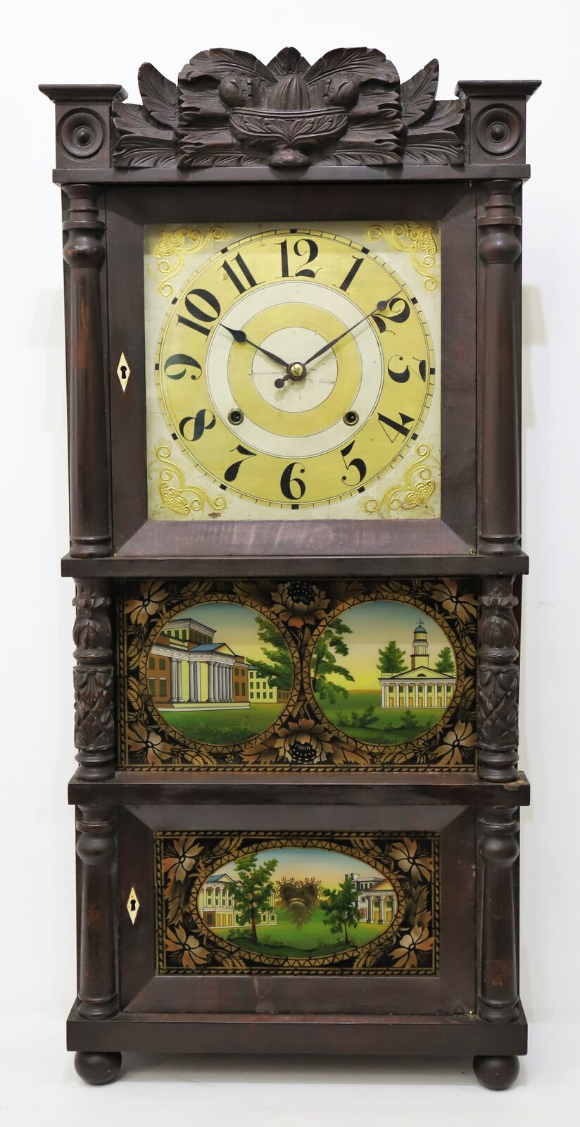 C. & L.C. Ives “Patent Brass Eight Day Clock”, 1830-1836. — Antique Clocks Price Guide