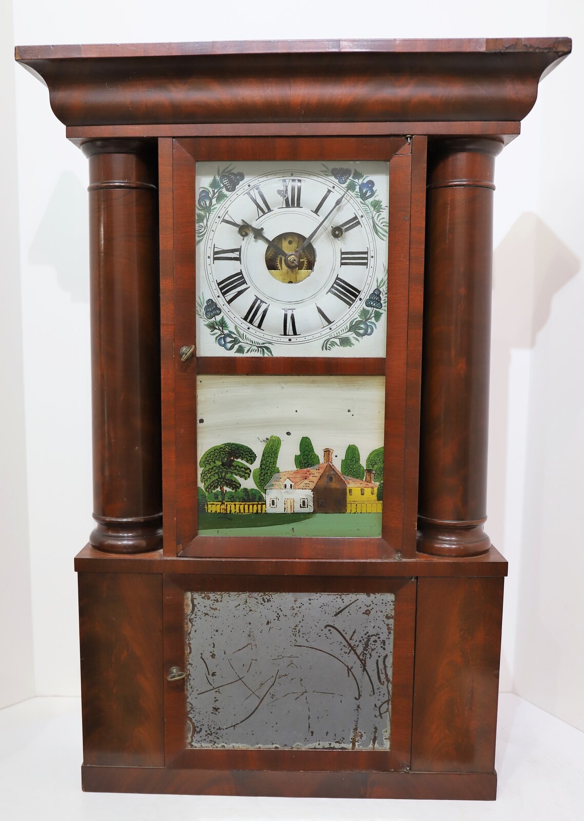 Hills, Goodrich & Co. hollow column, 1841-1845. — Antique Clocks Price Guide