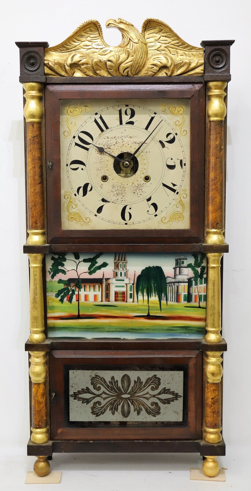 Birge & Fuller “Patent Brass Eight Day Clock”, 1844-1848. — Antique Clocks Price Guide