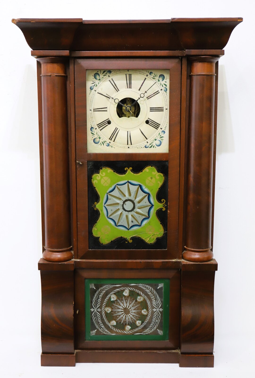 Birge, Peck & Co. “Extra Eight Day Brass Clock”, 1849-1859. — Antique Clocks Price Guide