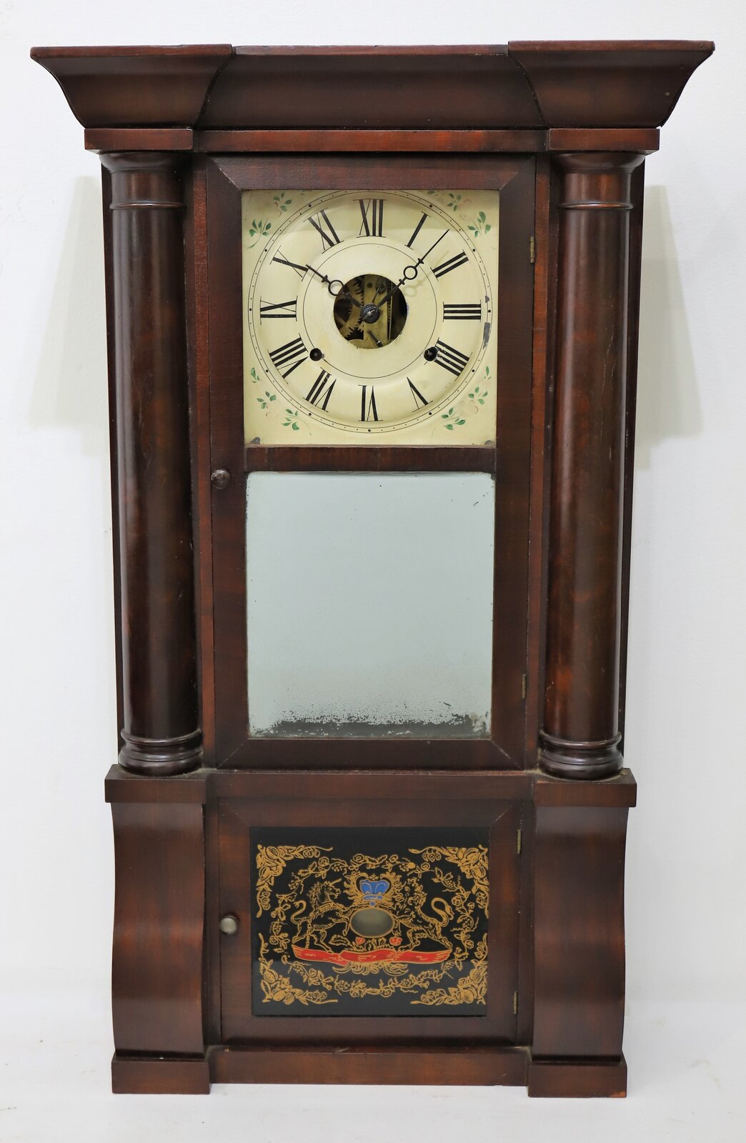 R. W. Patterson & Co. Eight Day Brass Clock, ca. 1870. — Antique Clocks Price Guide