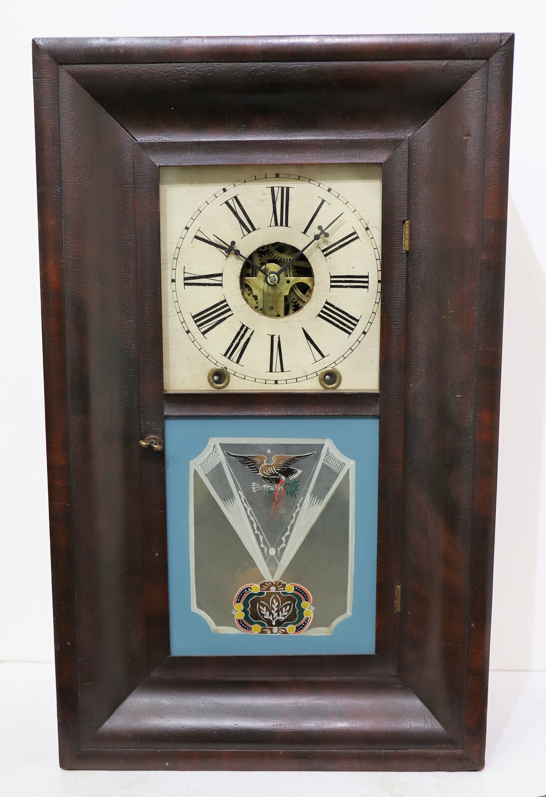 William S. Johnson eight-day miniature OG, 1848-1849. — Antique Clocks Price Guide