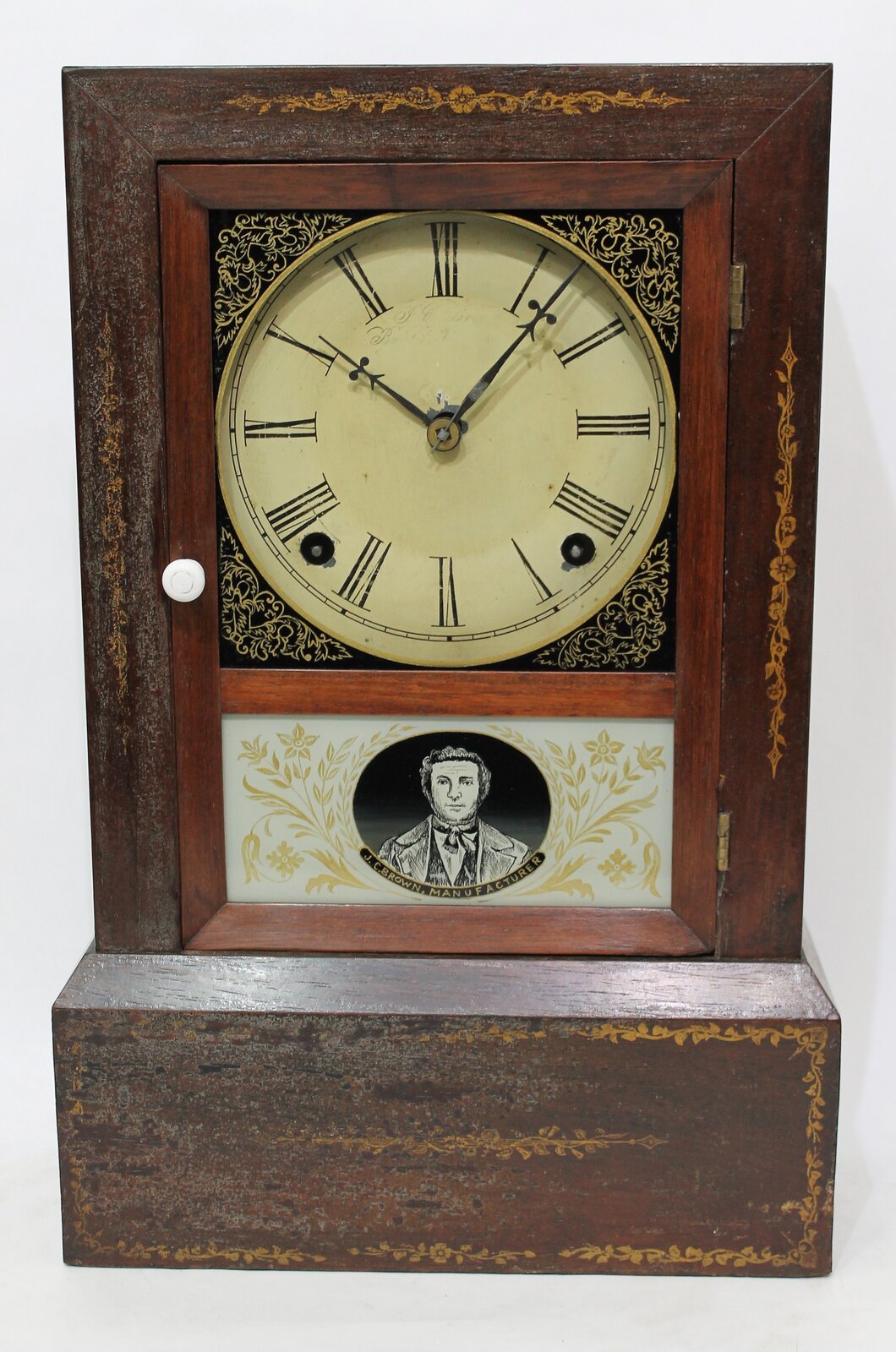 Forestville Manufacturing Co. shelf clock, 1842-1849. — Antique Clocks Price Guide