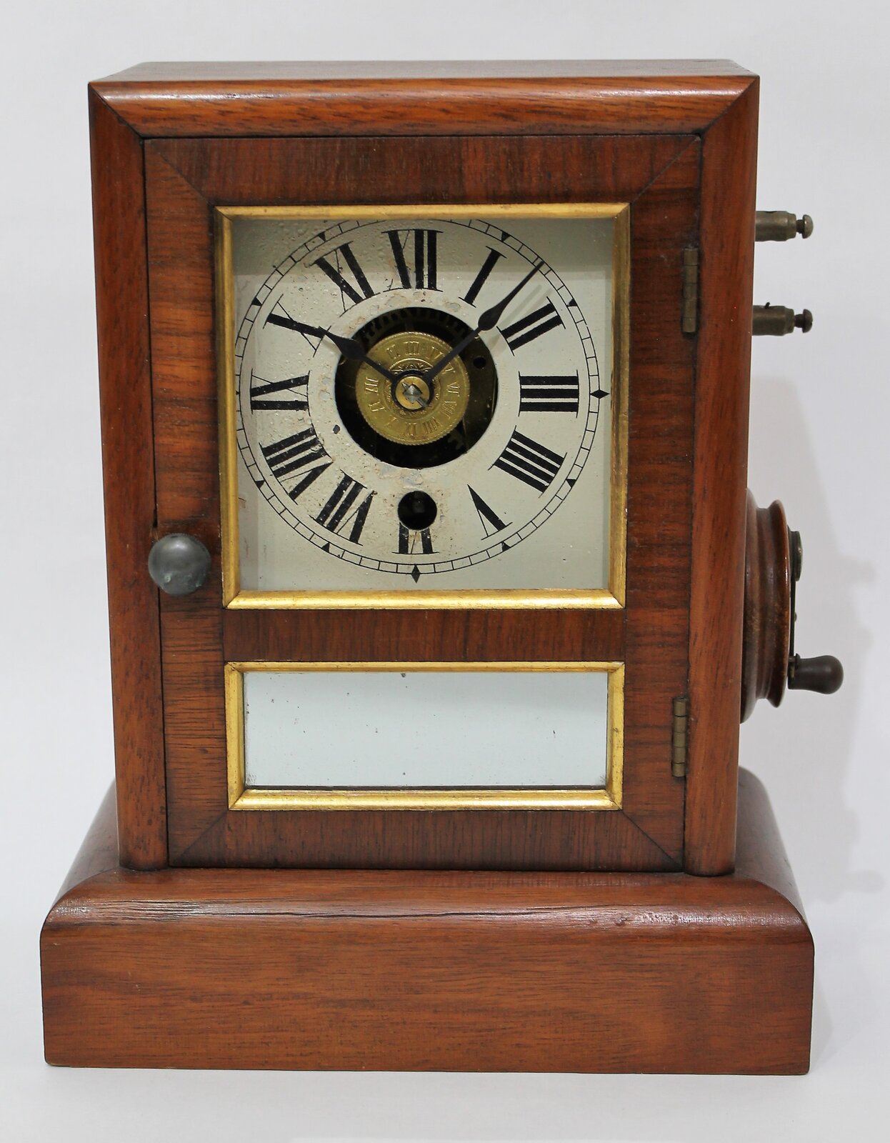 Seth Thomas “Cottage” with battery alarm, ca. 1880. — Antique Clocks Price Guide