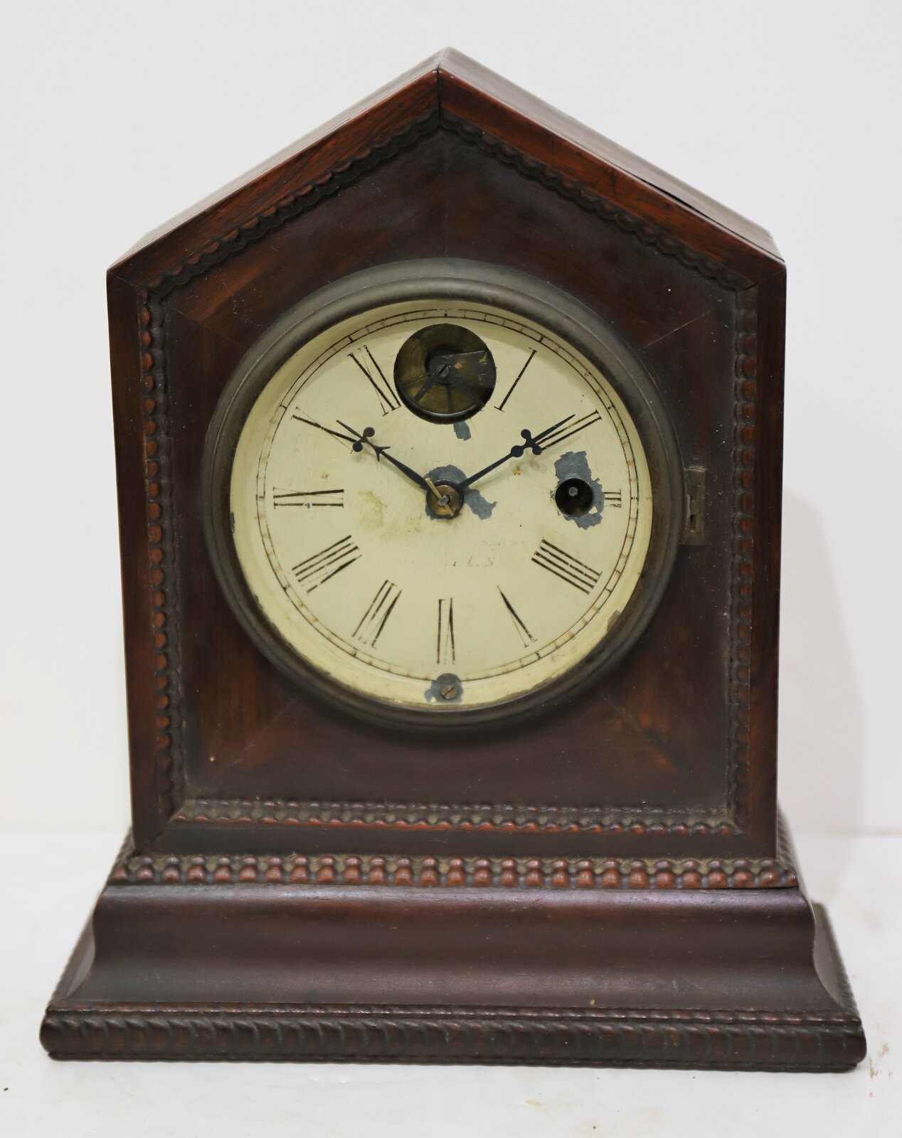 Wm. J. Hill cottage lever, ca. 1850. — Antique Clocks Price Guide