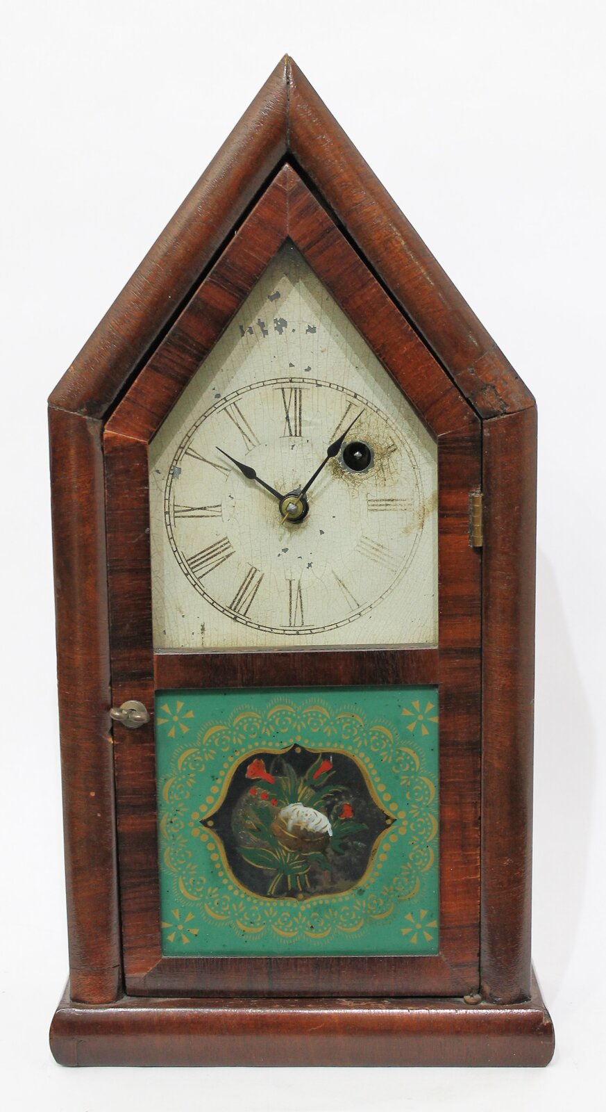 Sperry & Bryant miniature steeple, ca. 1858. — Antique Clocks Price Guide