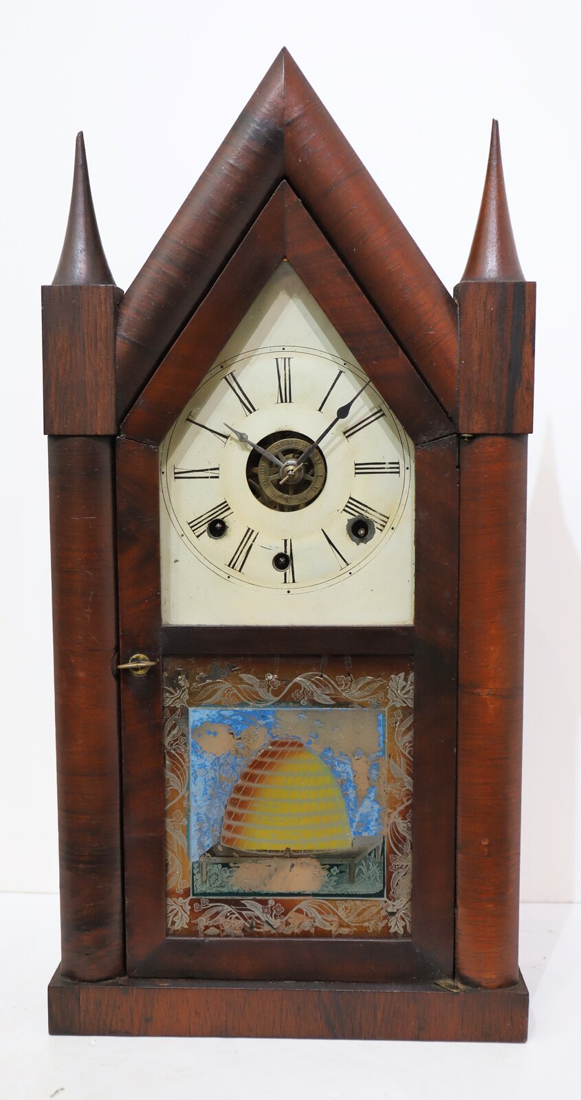 Clarke, Gilbert & Brown triple fusee steeple, 1840. — Antique Clocks Price Guide
