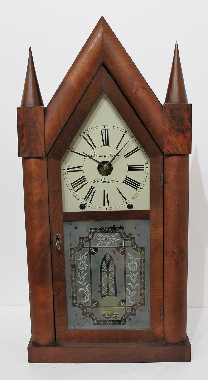Chauncey Jerome four-day oversized steeple,ca. 1845. — Antique Clocks Price Guide