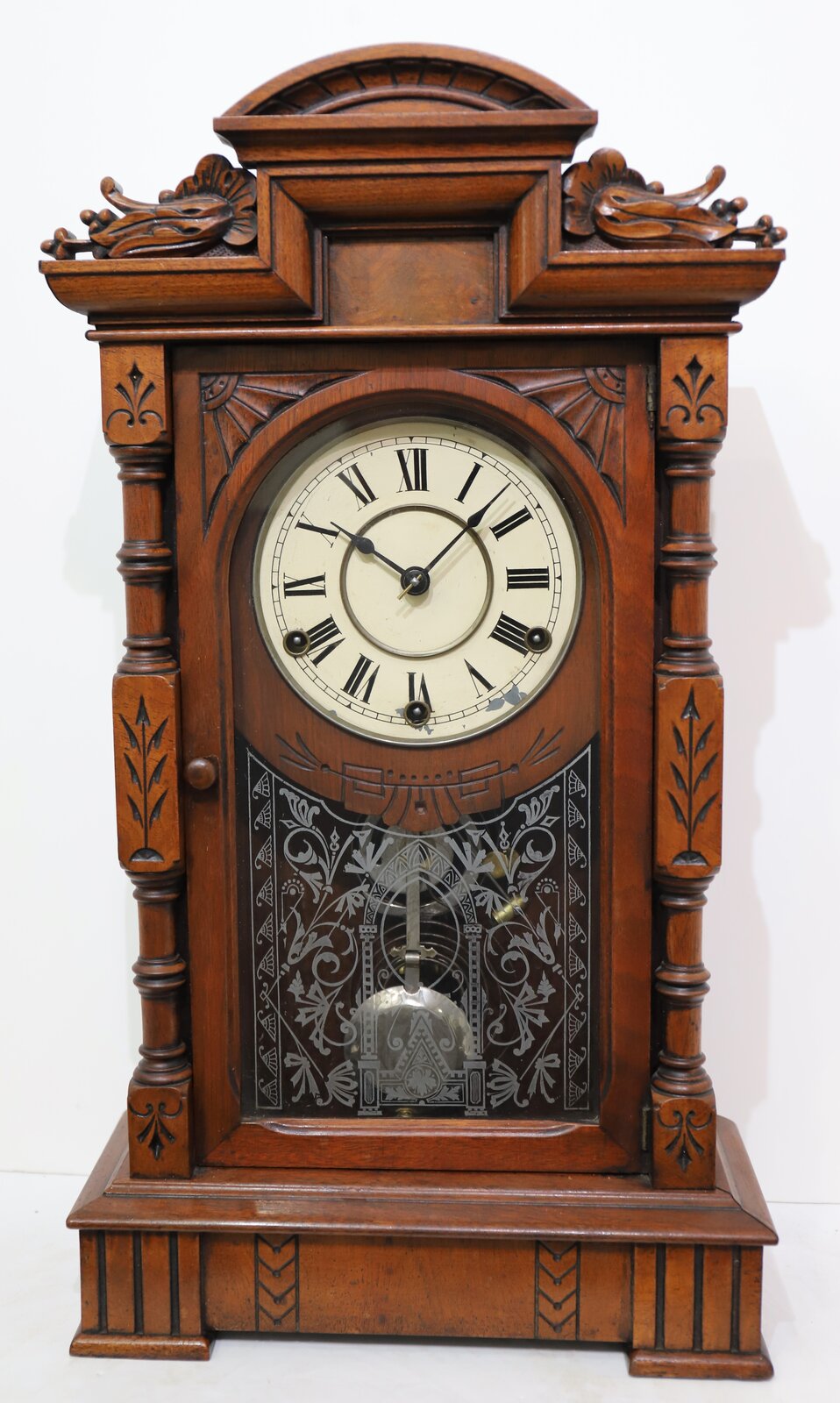 Seth Thomas Clock Co. “Hecla”, ca. 1888. — Antique Clocks Price Guide
