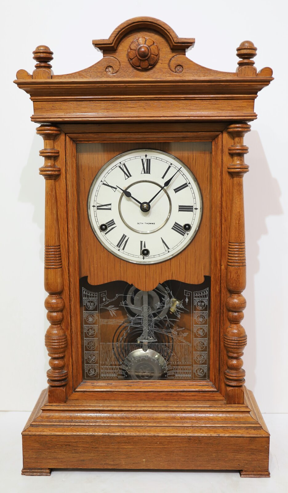 Seth Thomas Clock Co. “Atlas”, 1883. — Antique Clocks Price Guide