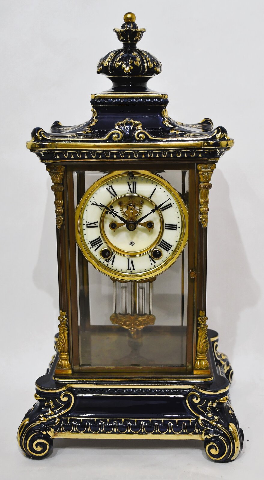 Ansonia Clock Co. “Crystal Regulator No. 2”, ca. 1914. — Antique Clocks Price Guide