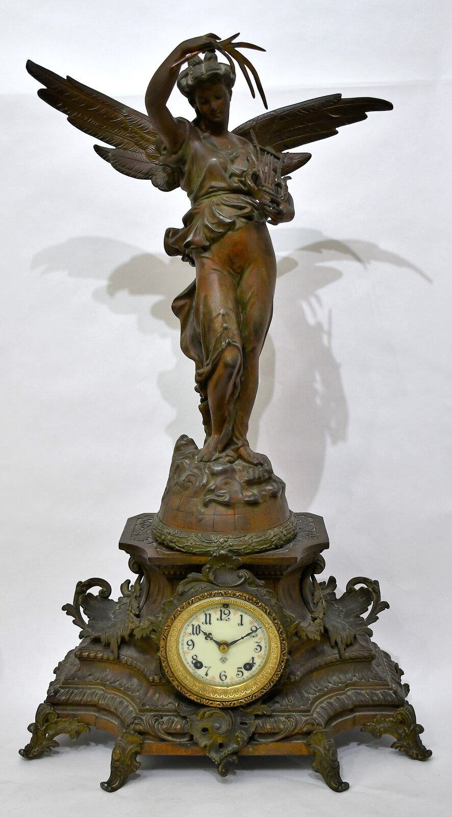 Ansonia Clock Co. “Undine and Gloria”, ca. 1904. — Antique Clocks Price Guide