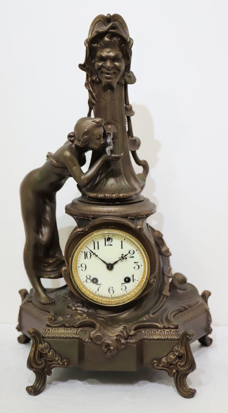 Ansonia Clock Co. “Fountain”, ca. 1906. — Antique Clocks Price Guide