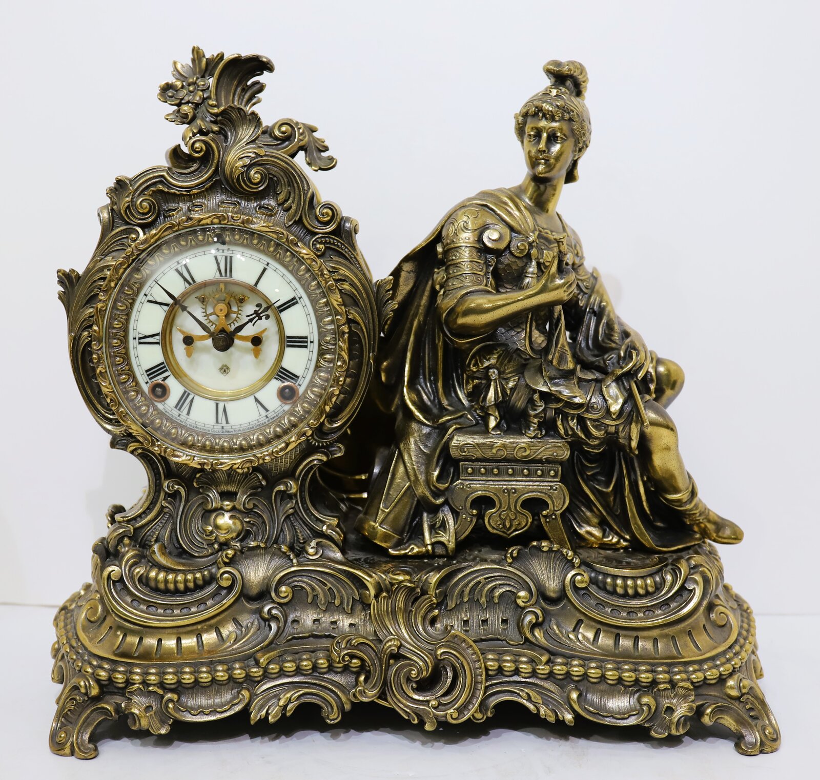 Ansonia Clock Co. “Knight”, ca. 1904. — Antique Clocks Price Guide
