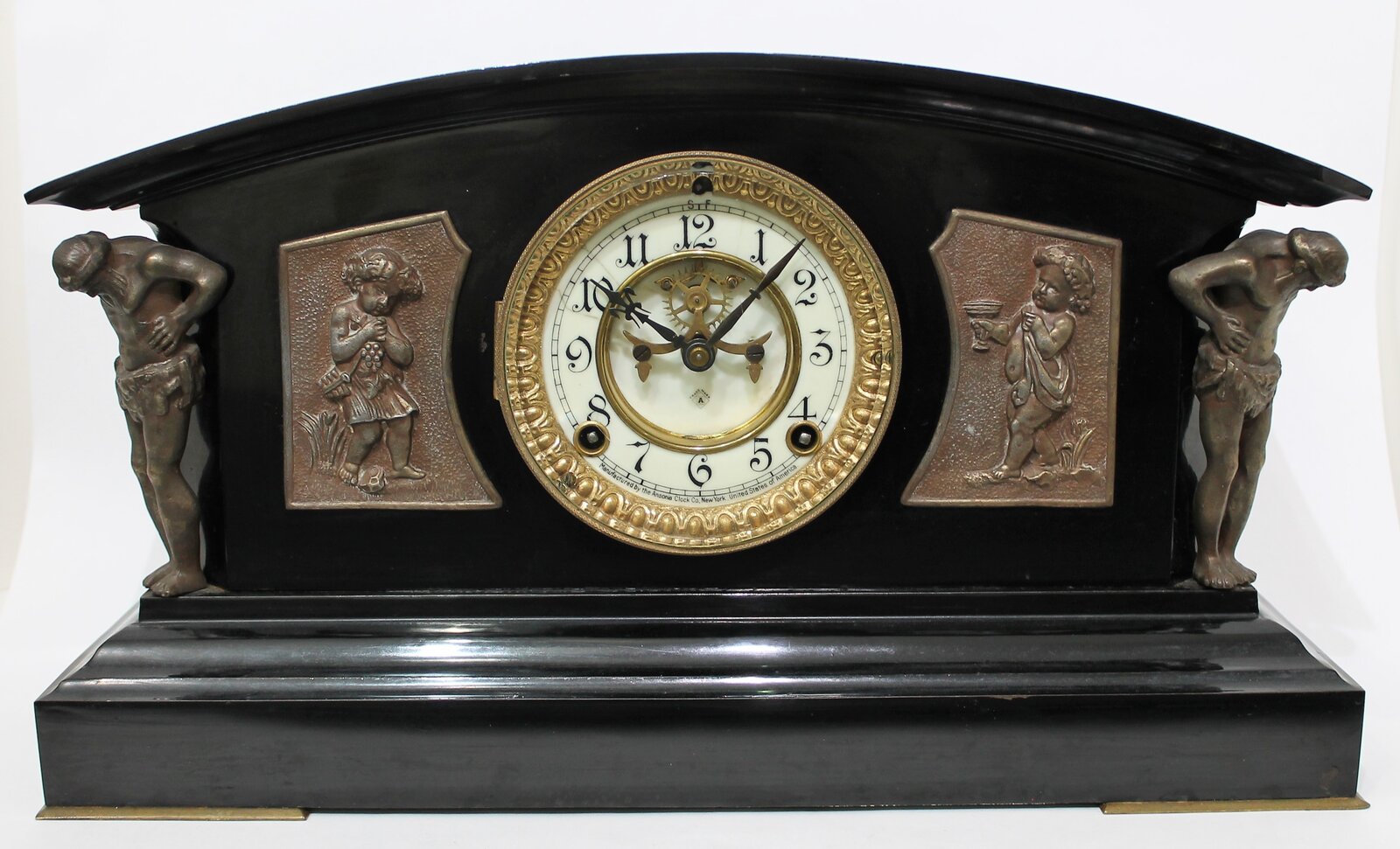 Ansonia Clock Co. “Monterey”, ca. 1904. — Antique Clocks Price Guide