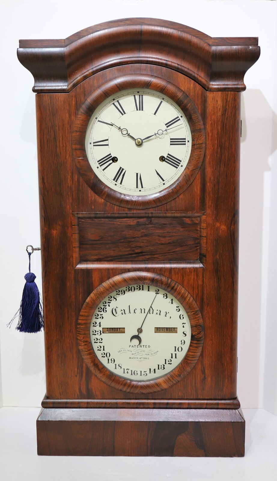 Seth Thomas Clock Co. “Parlor Calendar No. 1”, ca. 1865. — Antique Clocks Price Guide