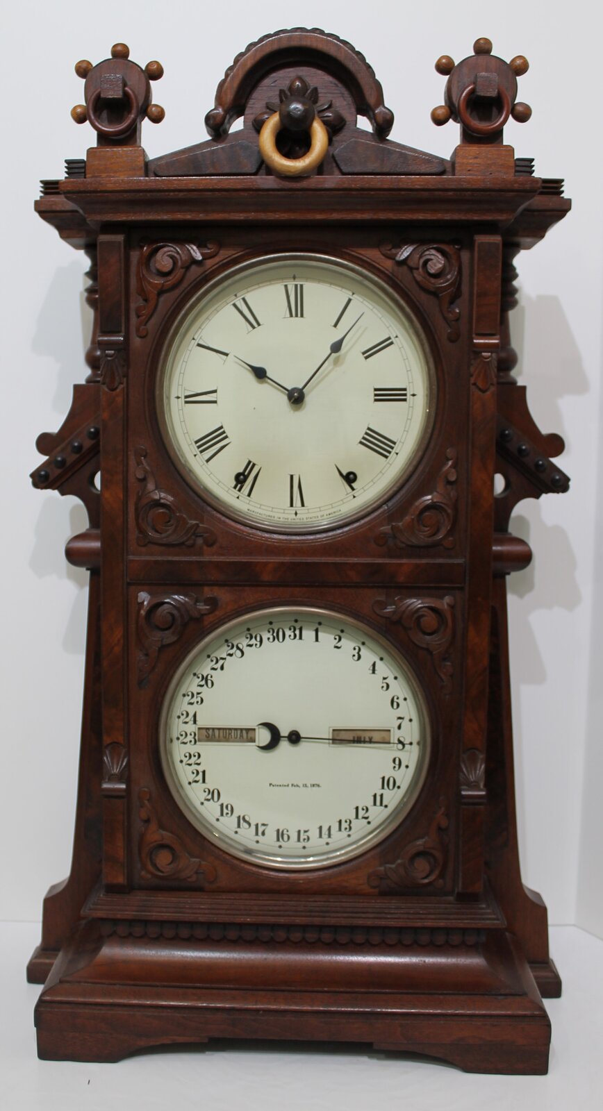 Seth Thomas Clock Co. “Parlor Calendar No. 9”, 1886. — Antique Clocks Price Guide