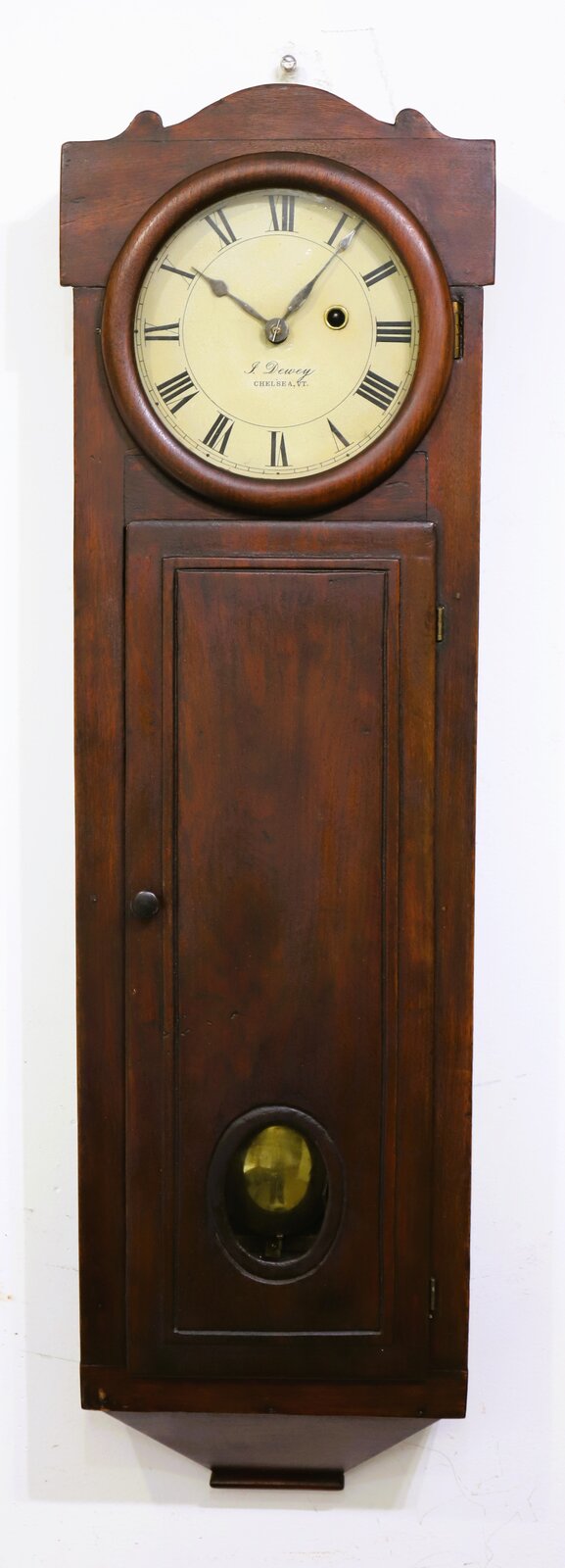 Jeremiah Dewey miniature coffin clock, 1824–1831. — Antique Clocks Price Guide
