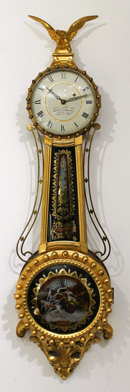 Elmer Stennes girandole, 1953. — Antique Clocks Price Guide