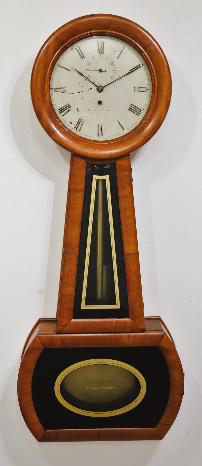 B.D. Bingham No. 1 Regulator banjo, ca. 1850. — Antique Clocks Price Guide