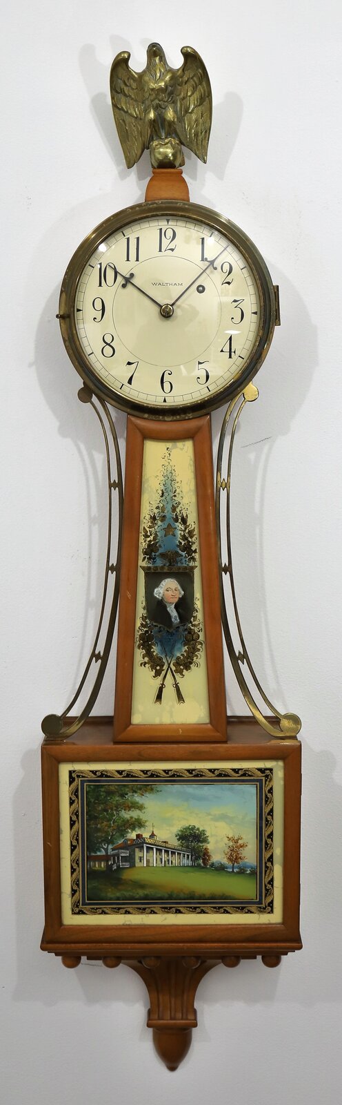 Waltham Watch Co. “No. 1500 series full-size banjo”, ca. 1928. — Antique Clocks Price Guide