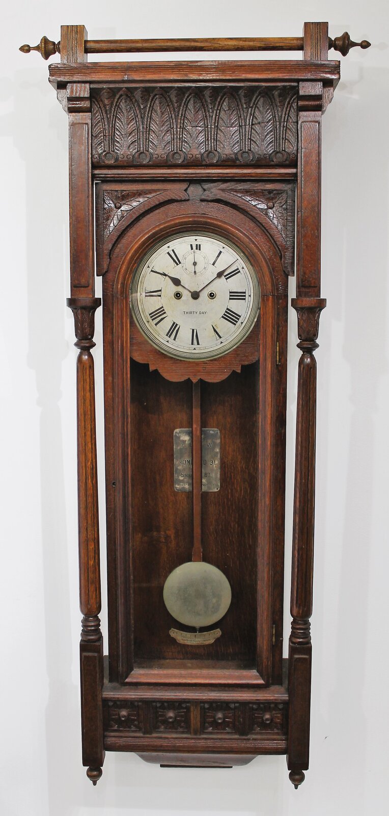 New Haven Clock Co. “Regulator No. 00” ca. 1886. — Antique Clocks Price Guide