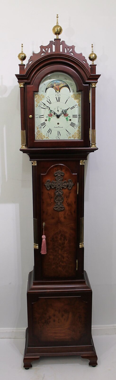 Modern reproduction Roxbury tall case, ca. 2000? — Antique Clocks Price Guide