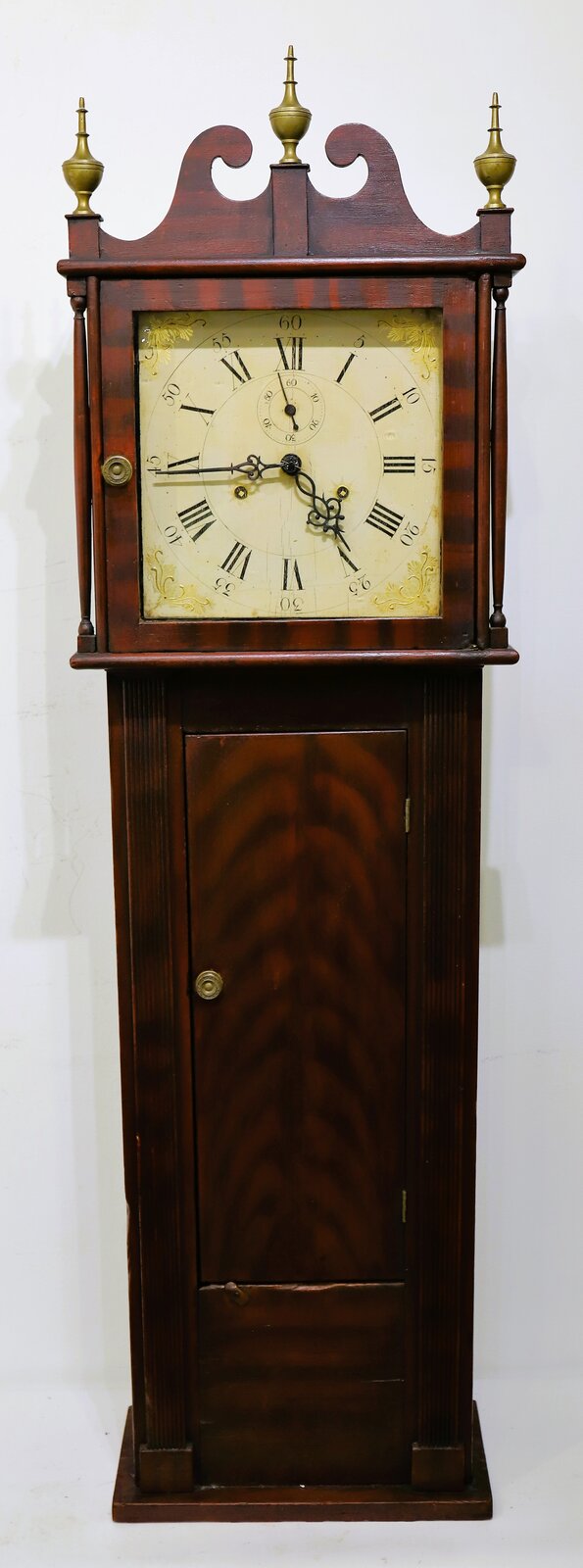 Chauncey Boardman dwarf tall case, ca. 1815. — Antique Clocks Price Guide
