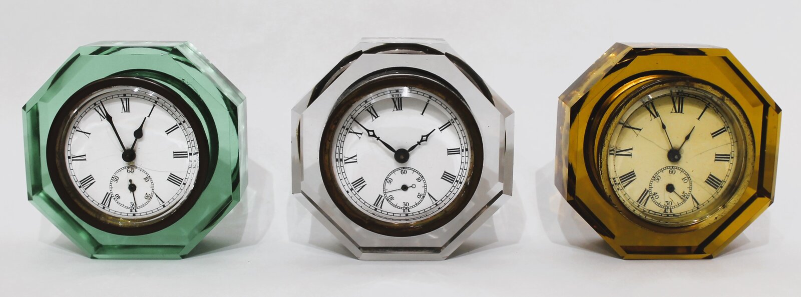 E.N. Welch Manufacturing Co. “Jewel” paperweight timepieces, ca. 1885. — Antique Clocks Price Guide