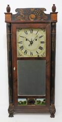 Silas Hoadley shelf clock with alarm, 1813–1830.
