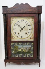 Silas Hoadley transitional 30-hour shelf clock, 1813–1830.