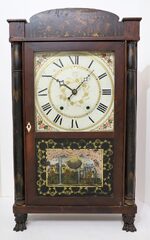 Seth Thomas 30-hour column & splat, ca. 1835.