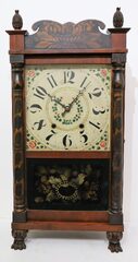 E. & G.W. Bartholomew 30-hour shelf clock, 1829-1833.